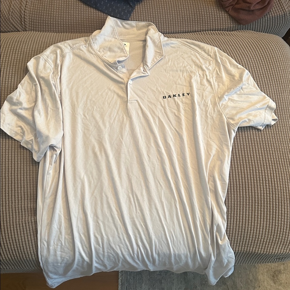 Oakley Light Gray Polo Shirt
